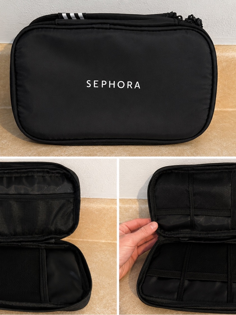 Sephora Black Tech Organizer Bag
